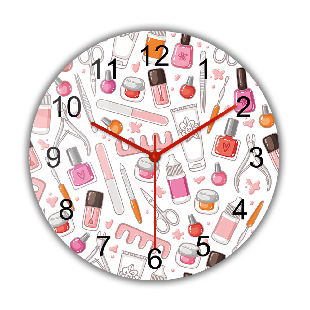 Beauty Makeup Studio - Outils de Salon de manucure horloge
