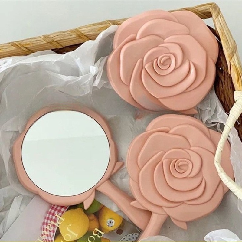 Beauty Flower Makeup - Miroir de maquillage portable pour femmes,
