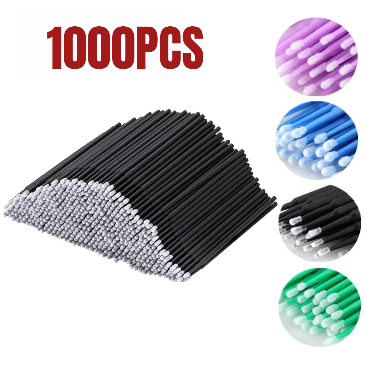 Beauty Makeup Brushes - Brosse de nettoyage de cils, 1000/500