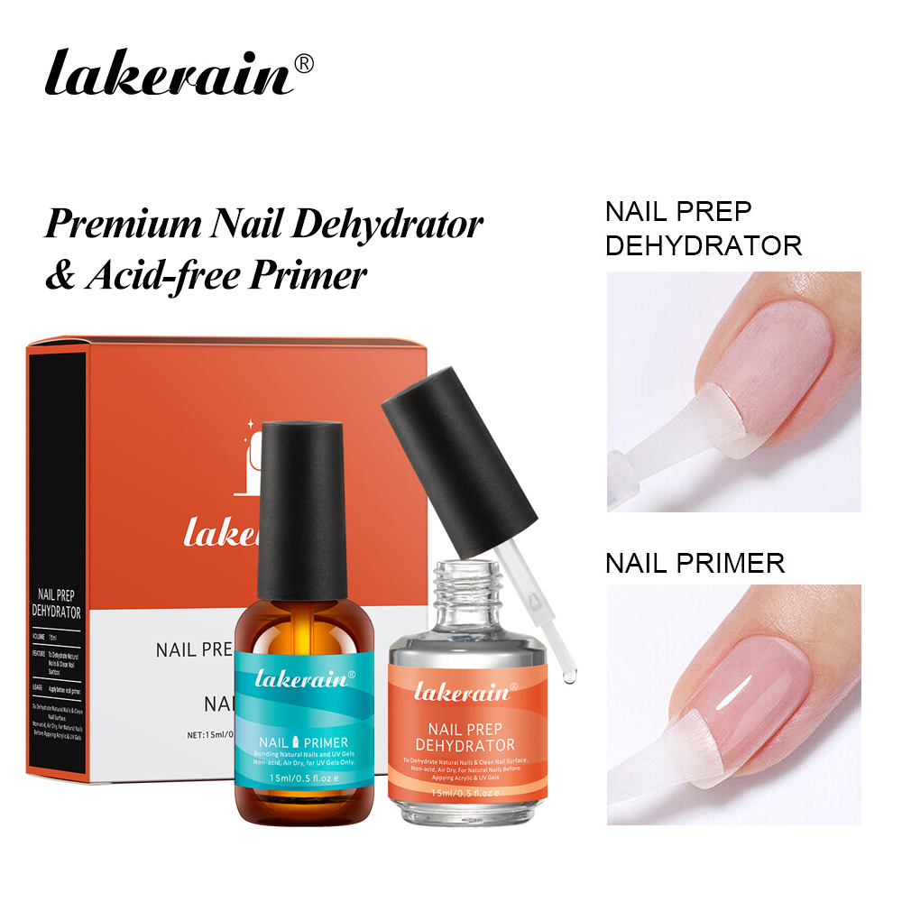 Nail Dehydrator Primer - Kit de base pour ongles à