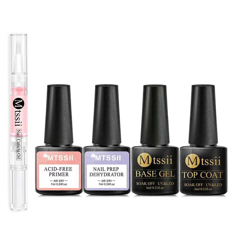 Nail Dehydrator Primer - Kit Complet de 5 Pièces pour