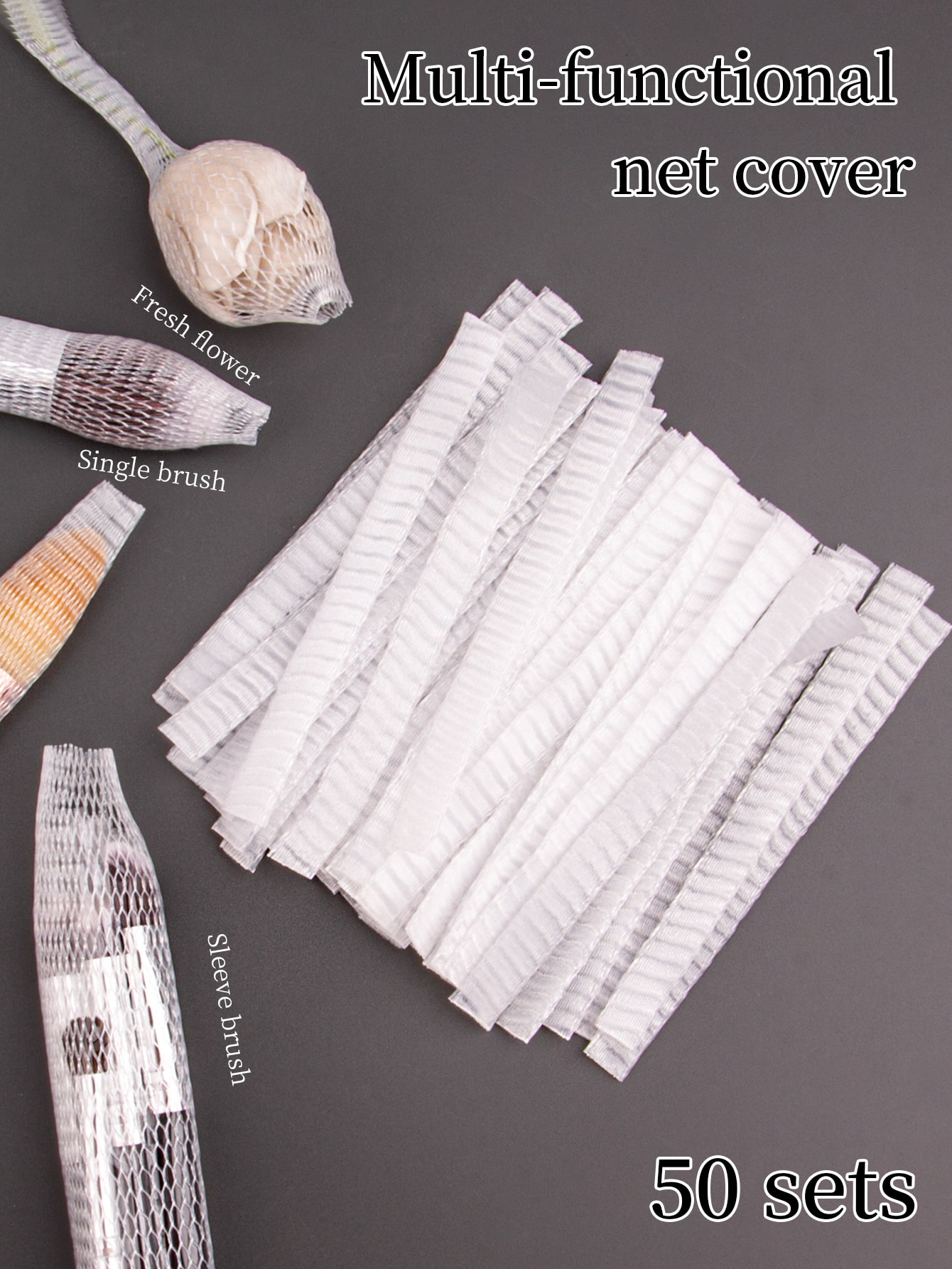 Beauty Flower Makeup - Lot de 50 protections en maille