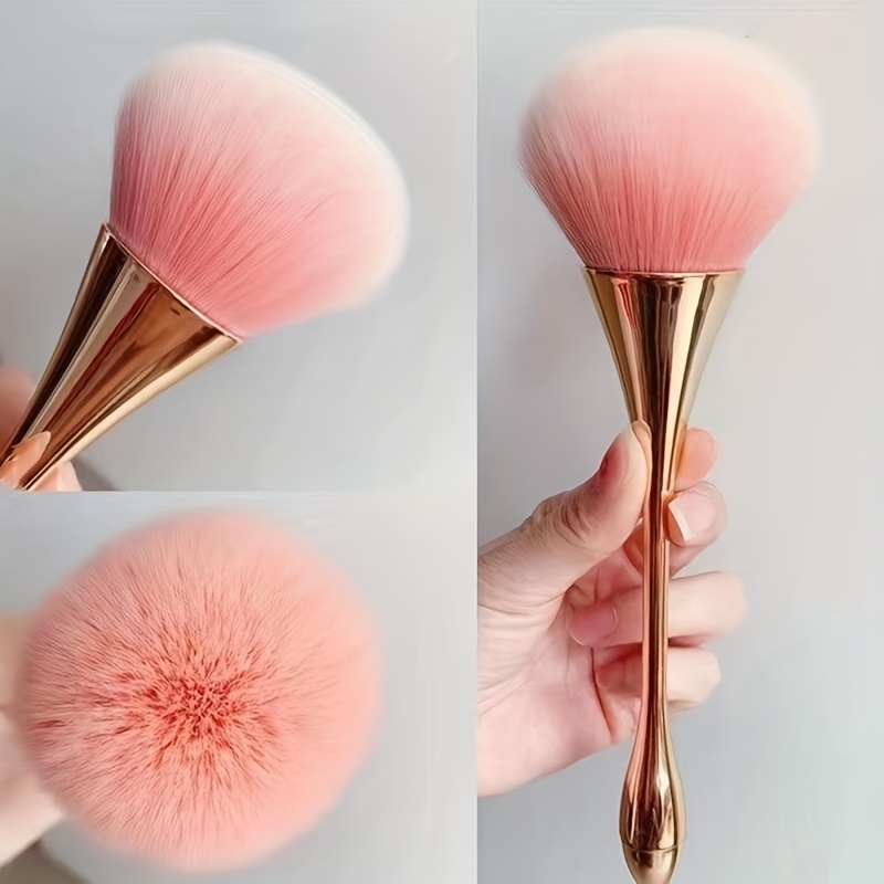 Beauty Flower Makeup - Pinceau de maquillage en éventail doré