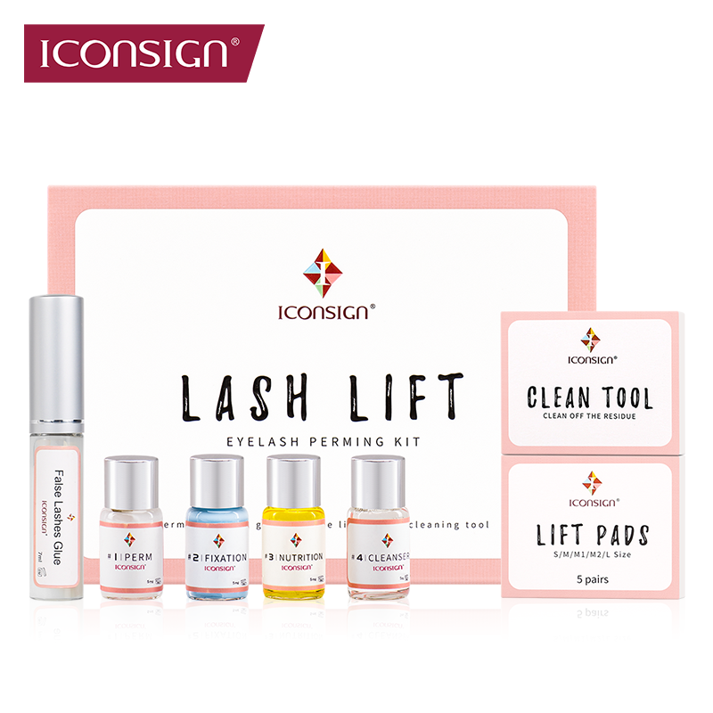 Beauty Full Makeup - ICONSIGN-Kit de rehaussement de cils KerBrian,