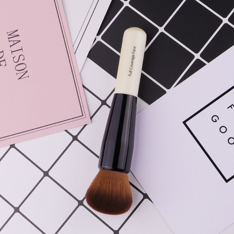 Concealer Full Coverage - Pinceau de maquillage en poudre, manche