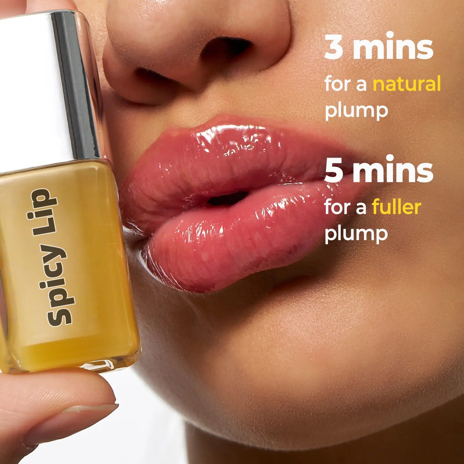 Beauty Full Makeup - Gloss repulpant épicé pour les lèvres,