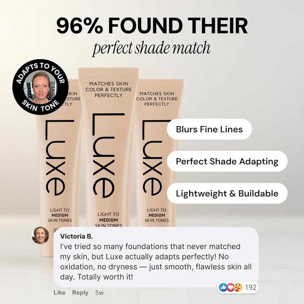 Concealer Full Coverage - Fond de Teint Liquide Luxe Changeant
