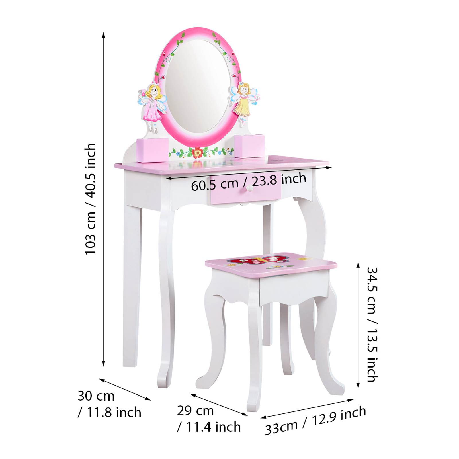 Ensemble de coiffeuse pour enf - Beauty Flower Makeup avis et prix