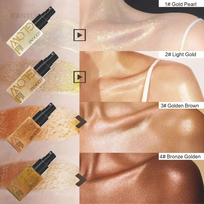 Spray d'huile scintillante nac - Body Shimmer Lotion avis et prix