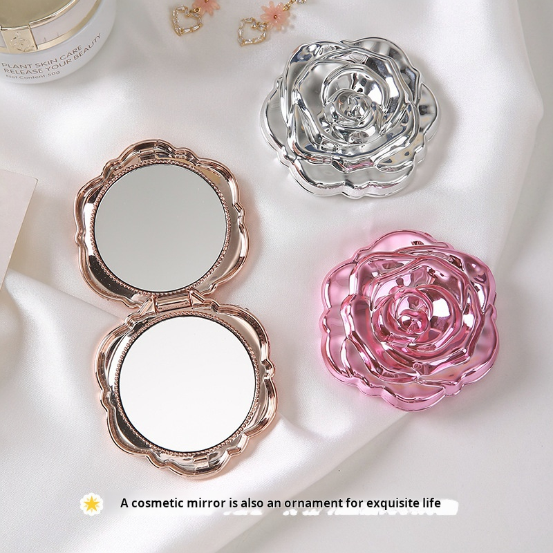 Mini miroir Portable rétro fle - Beauty Flower Makeup avis et prix