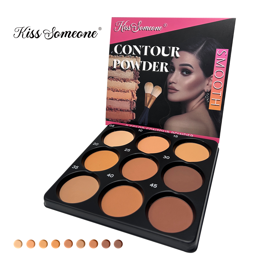 Palette de contour de poudre d - Highlighter Bronzer Palette avis et prix