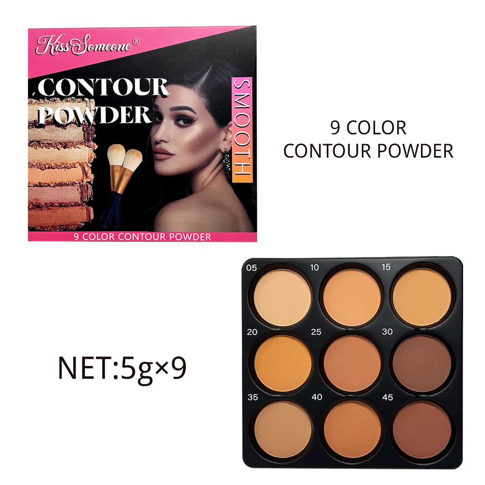 Palette de contour de poudre d - Highlighter Bronzer Palette avis et prix