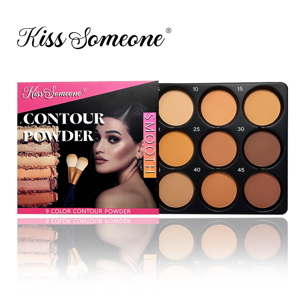 Palette de contour de poudre d - Highlighter Bronzer Palette avis et prix