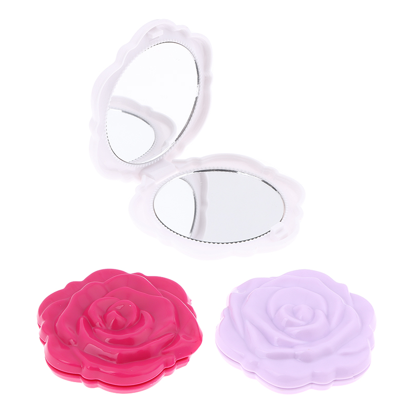 Mini miroir Portable rétro fle - Beauty Flower Makeup avis et prix