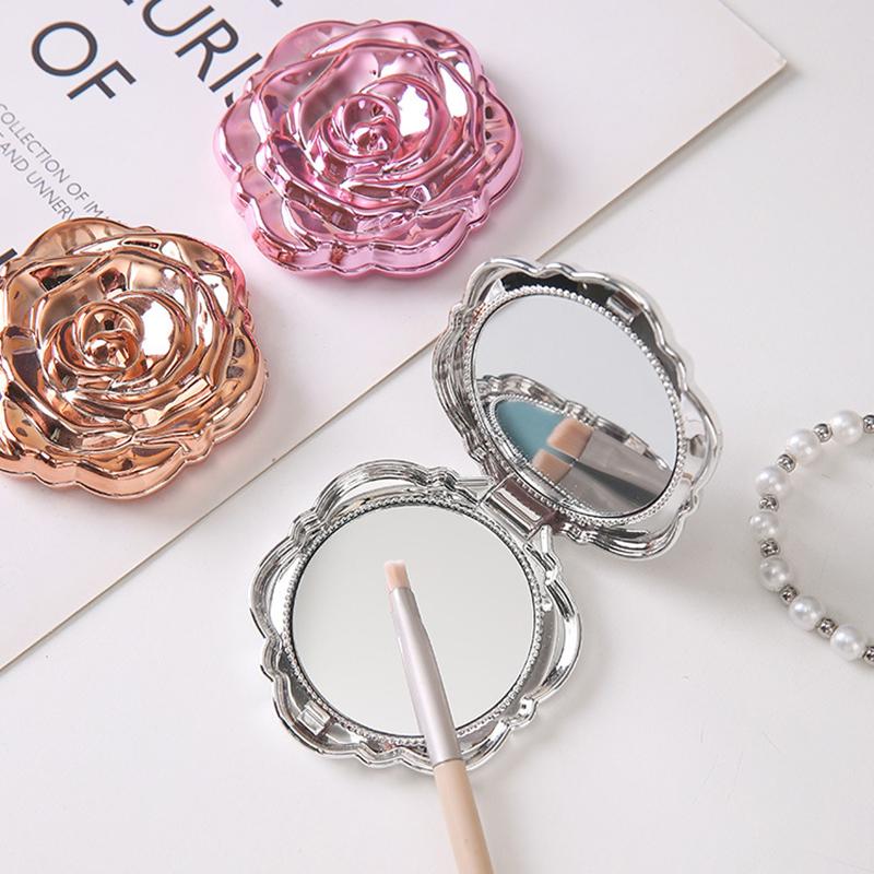 Mini miroir Portable rétro fle - Beauty Flower Makeup avis et prix