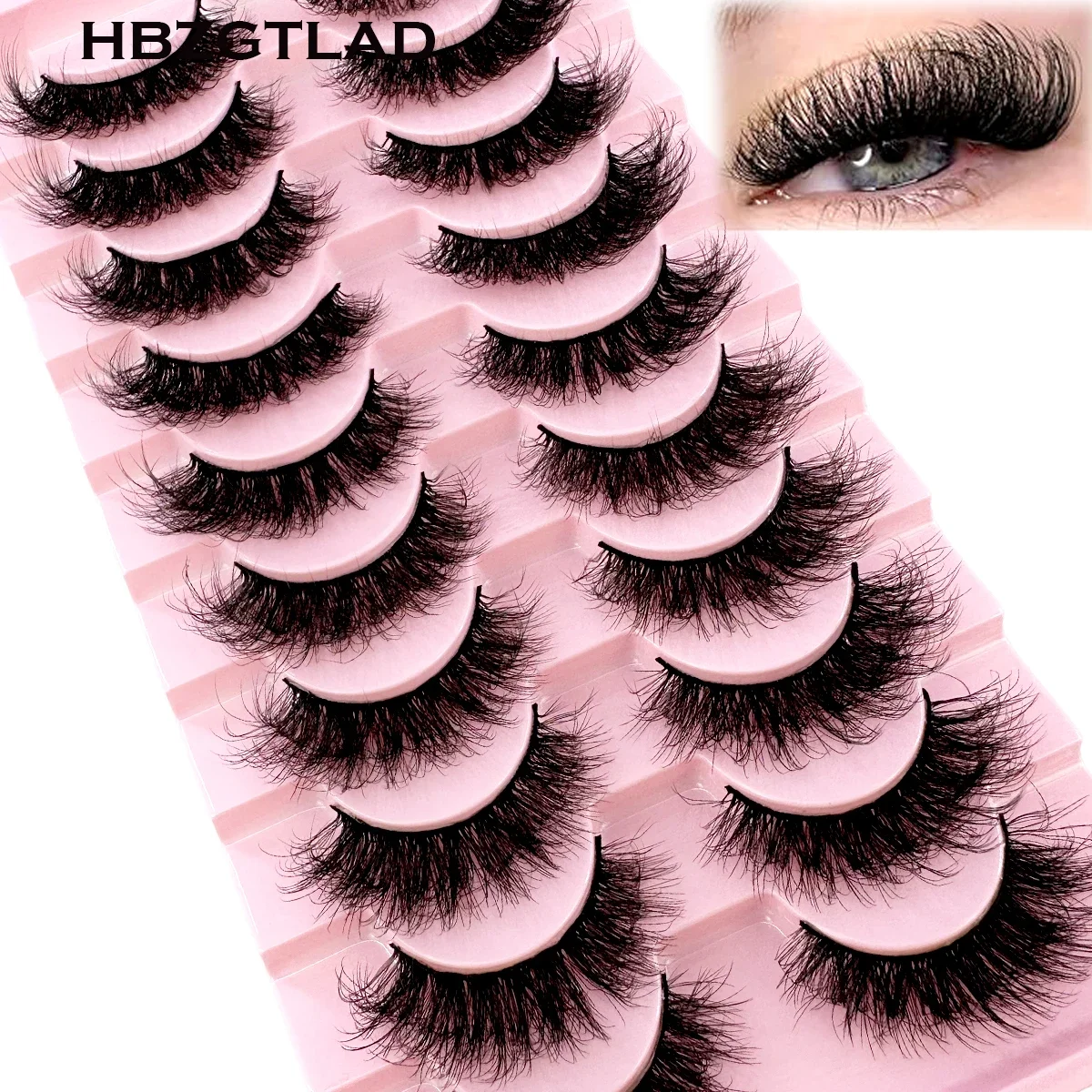 AMSDCN 10 paires de faux cils  - Beauty Full Makeup avis et prix