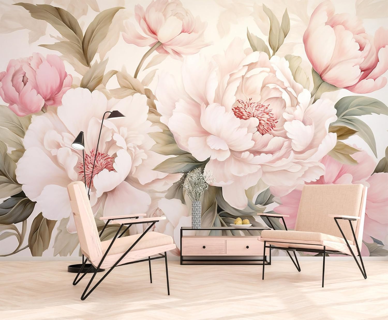 Papier peint mural élégant à m - Beauty Flower Makeup avis et prix