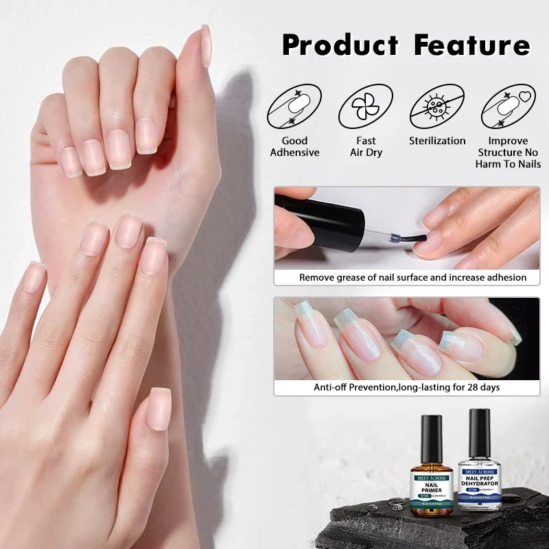 2 pièces de 15 ml – Base et dé - Nail Dehydrator Primer avis et prix