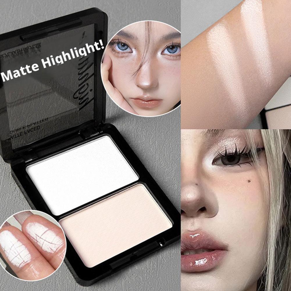 Palette de poudre bicolore pou - Highlighter Bronzer Palette avis et prix