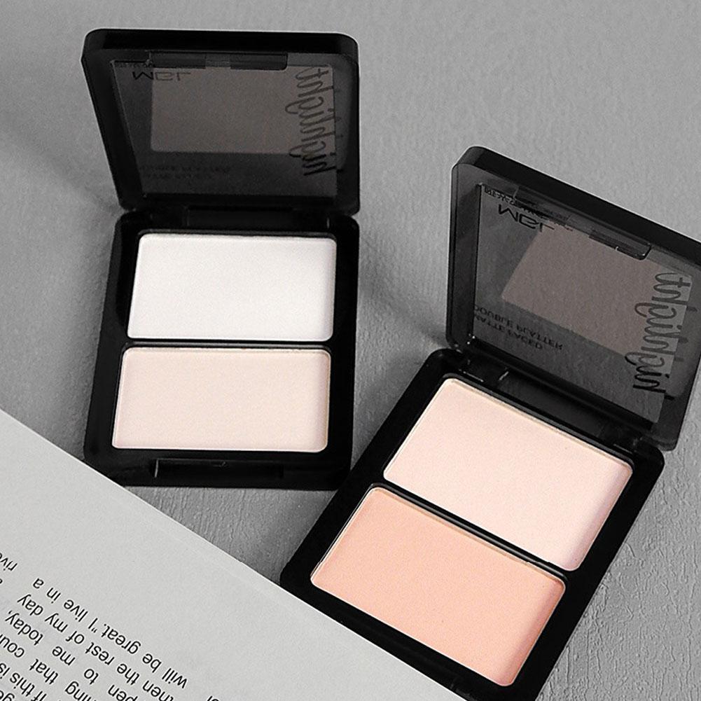Palette de poudre bicolore pou - Highlighter Bronzer Palette avis et prix