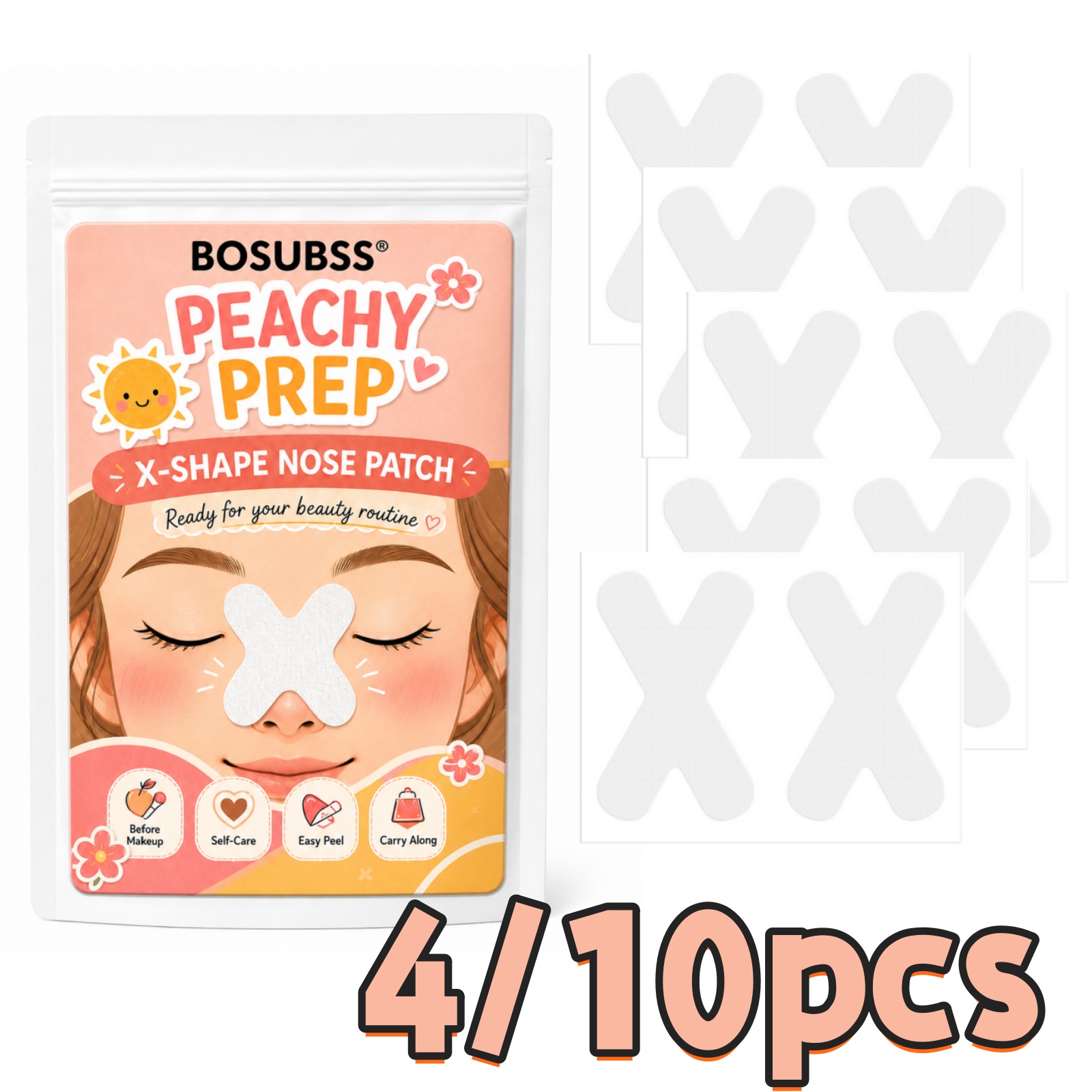Lot de 4/10 patchs nasaux en f - X Beauty Makeup avis et prix