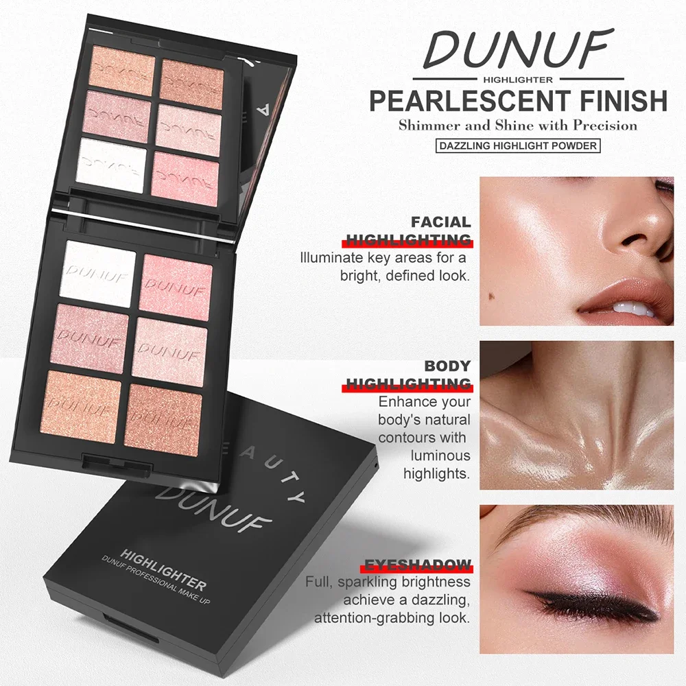 Palette de surligneurs 6 coule - Highlighter Bronzer Palette avis et prix